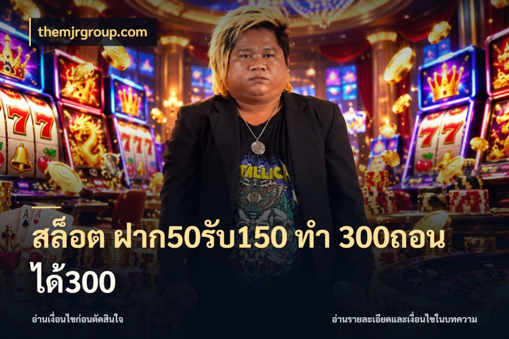 สล็อต ฝาก50รับ150 ทํา 300ถอนได้300 เปิดมุมโปรให้เข้ากับเกมแนวโปรด สไตล์ themjrgroup.com