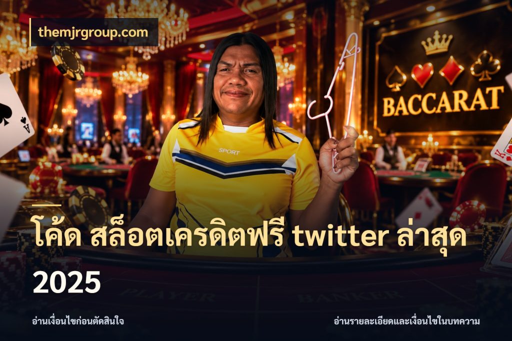 โค้ด สล็อตเครดิตฟรี twitter ล่าสุด 2025 สิทธิ์ที่สายโบนัสสนใจกับวิธีรับ สไตล์ themjrgroup.com