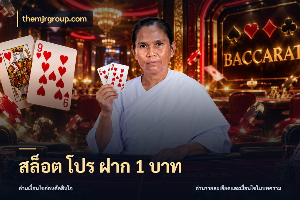 สล็อต โปร ฝาก 1 บาท themjrgroup.com ยอดเริ่มต้นน่าจับตากับสิทธิ์ที่เกี่ยวข้อง