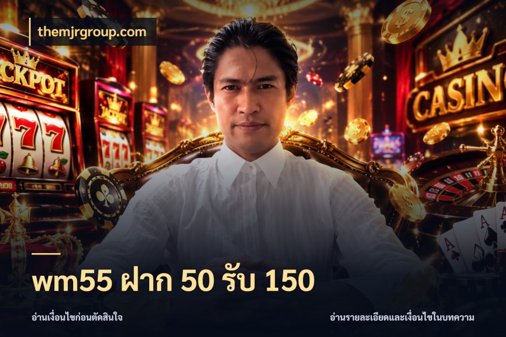 wm55 ฝาก 50 รับ 150 โปรกับเกมที่ชอบเลือกให้ตรงสไตล์ สไตล์ themjrgroup.com