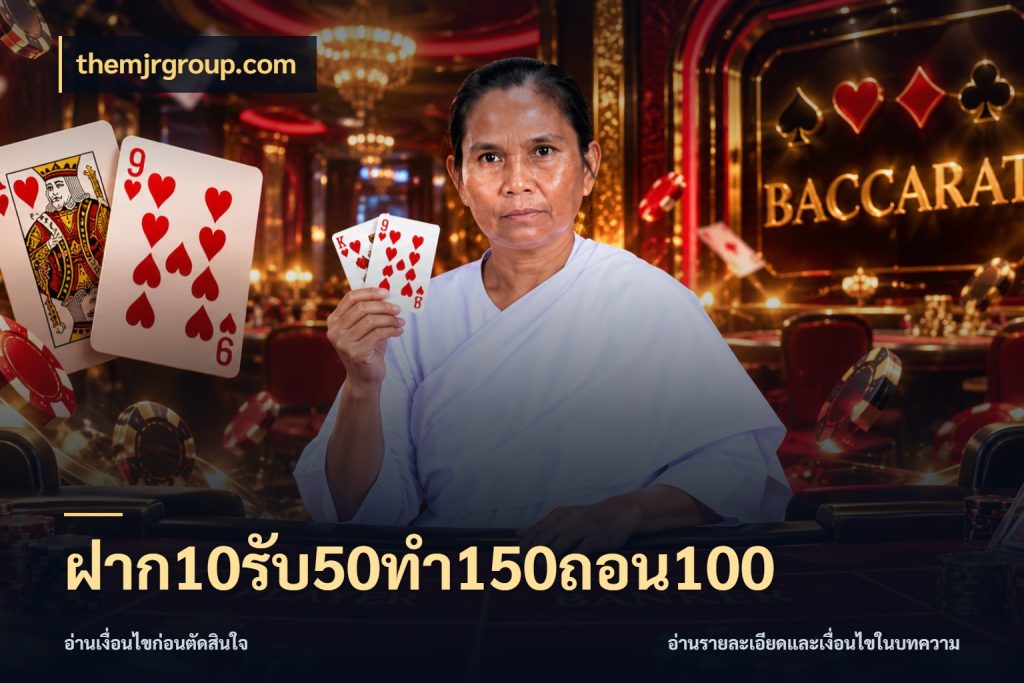 ฝาก10รับ50ทํา150ถอน100 themjrgroup.com จับประเด็นยอดรับก่อนเลือกความสนุก