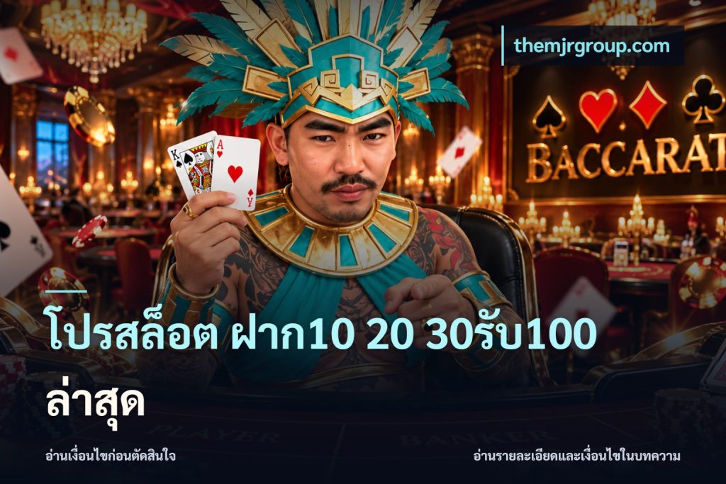 โปรสล็อต ฝาก10 20 30รับ100 ล่าสุด