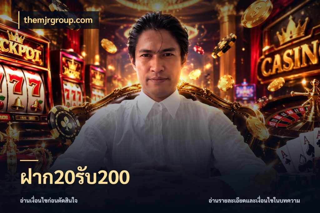 ฝาก20รับ200 โปรกับเกมที่ชอบเลือกให้ตรงสไตล์ กับ themjrgroup.com
