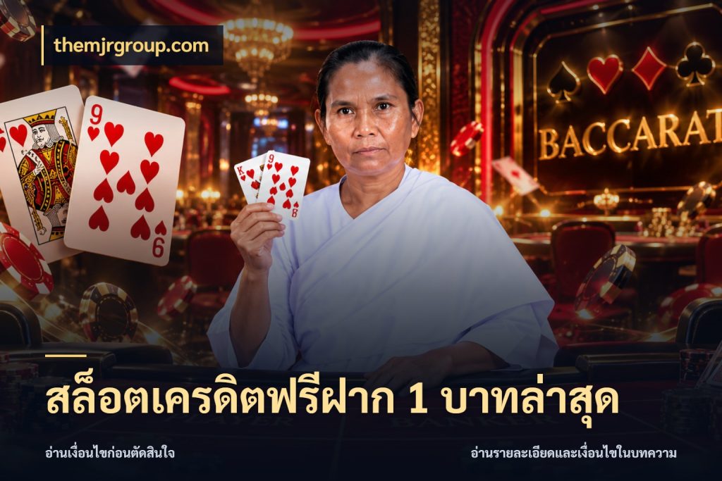 สล็อตเครดิตฟรีฝาก 1 บาทล่าสุด เปิดประเด็นเครดิตฟรีสำหรับคนชอบลุ้น กับ themjrgroup.com