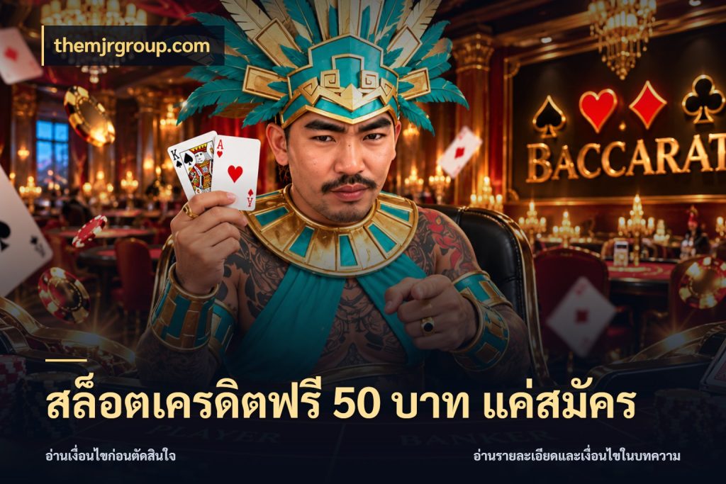 สล็อตเครดิตฟรี 50 บาท แค่สมัคร เครดิตฟรีในมุมที่สายโบนัสสนใจ กับ themjrgroup.com