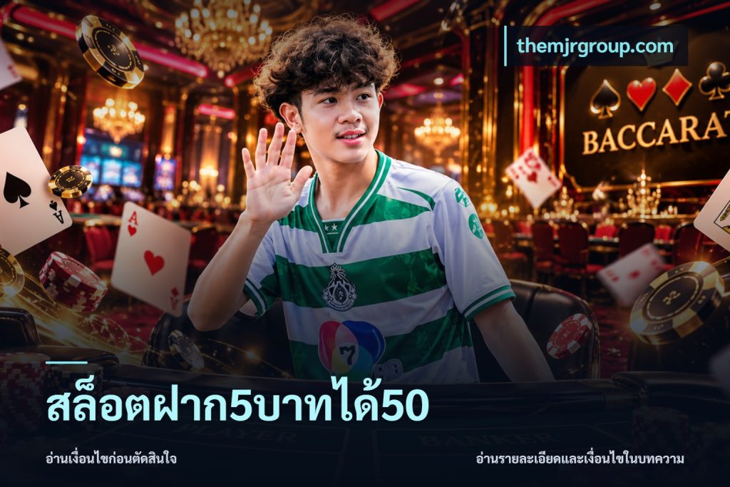 สล็อตฝาก5บาทได้50