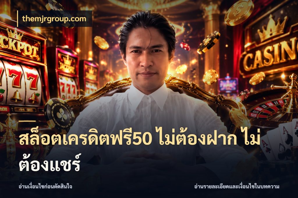 สล็อตเครดิตฟรี50 ไม่ต้องฝาก ไม่ต้องแชร์ จากชื่อเครดิตฟรีสู่ความสนุกที่เข้าใจได้ ในมุม themjrgroup.com