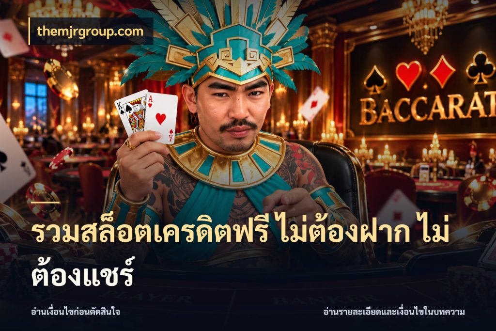 รวมสล็อตเครดิตฟรี ไม่ต้องฝาก ไม่ต้องแชร์ เครดิตฟรีกับจังหวะลุ้นที่คุณเลือก สไตล์ themjrgroup.com
