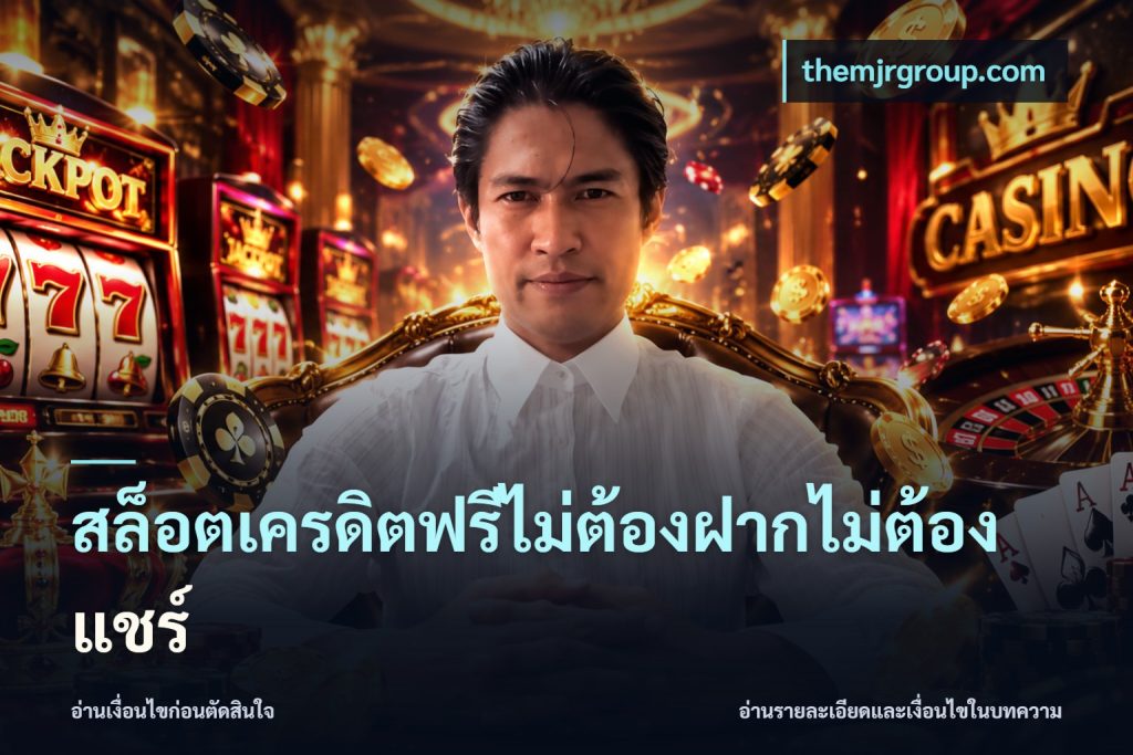 สล็อตเครดิตฟรีไม่ต้องฝากไม่ต้องแชร์
