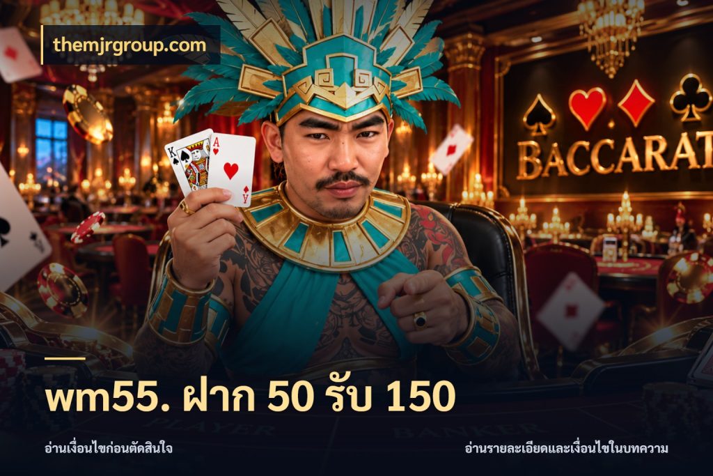 wm55. ฝาก 50 รับ 150 สายโบนัสเลือกจังหวะสนุกได้อย่างไร สไตล์ themjrgroup.com