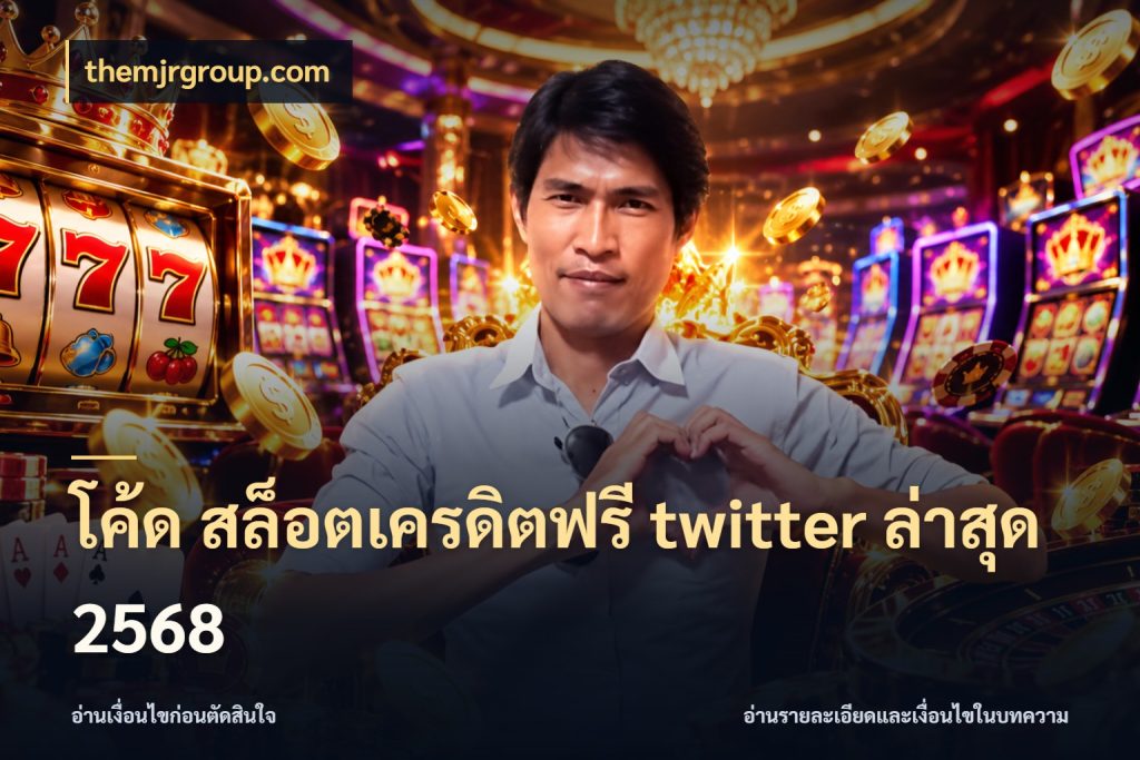 โค้ด สล็อตเครดิตฟรี twitter ล่าสุด 2568 themjrgroup.com จากชื่อเครดิตฟรีสู่ความสนุกที่เข้าใจได้
