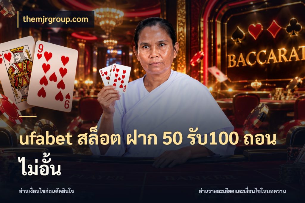 ufabet สล็อต ฝาก 50 รับ100 ถอนไม่อั้น สีสันของโปรฝากและยอดรับ ในมุม themjrgroup.com