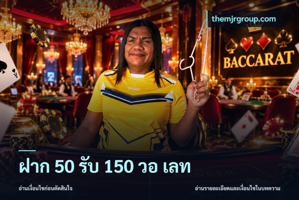 ฝาก 50 รับ 150 วอ เลท