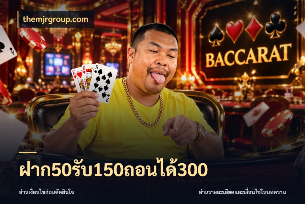ฝาก50รับ150ถอนได้300 จับประเด็นยอดรับก่อนเลือกความสนุก กับ themjrgroup.com