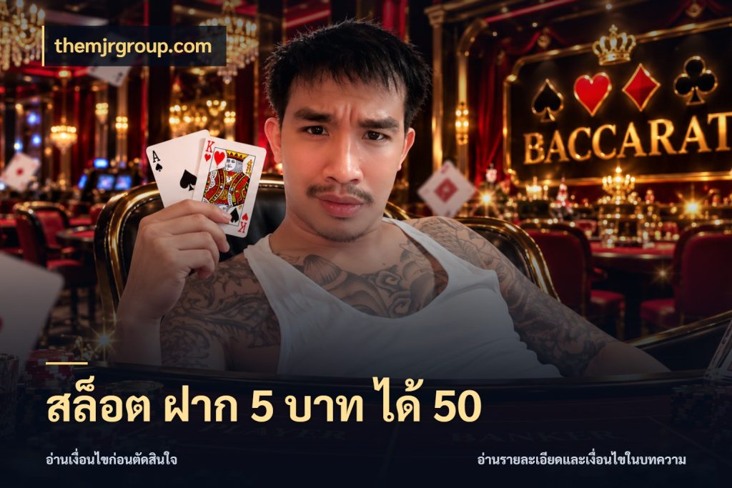 สล็อต ฝาก 5 บาท ได้ 50 themjrgroup.com เปิดมุมโปรให้เข้ากับเกมแนวโปรด