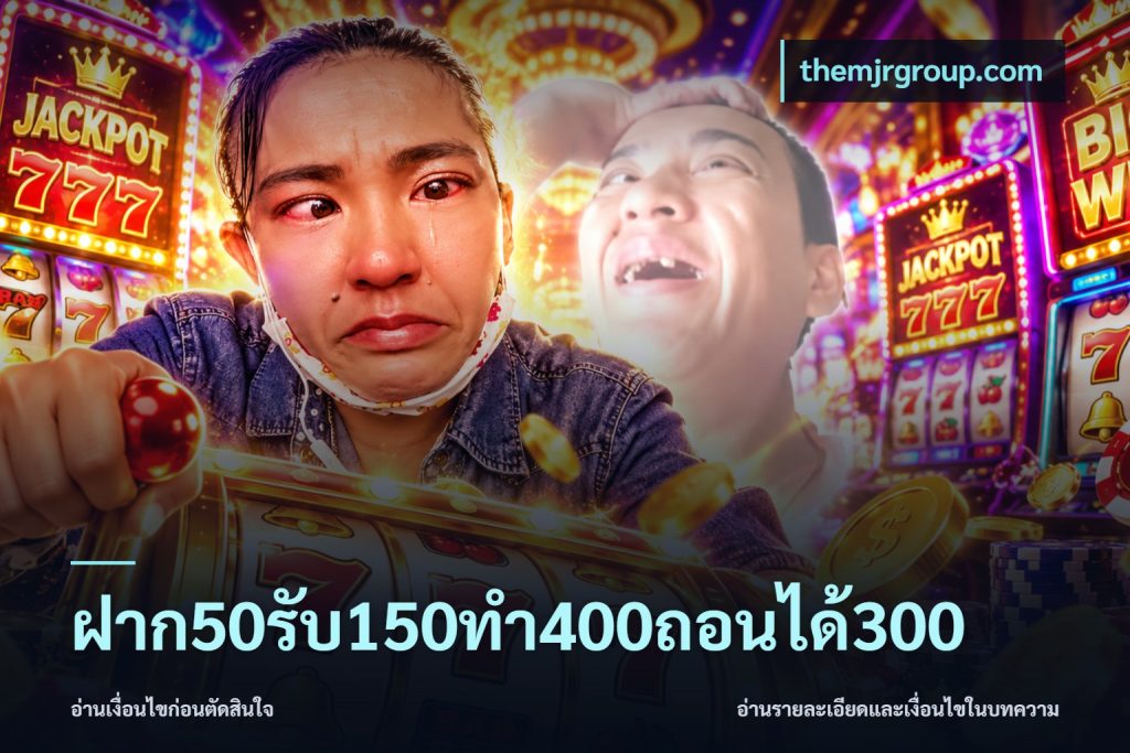 ฝาก50รับ150ทํา400ถอนได้300