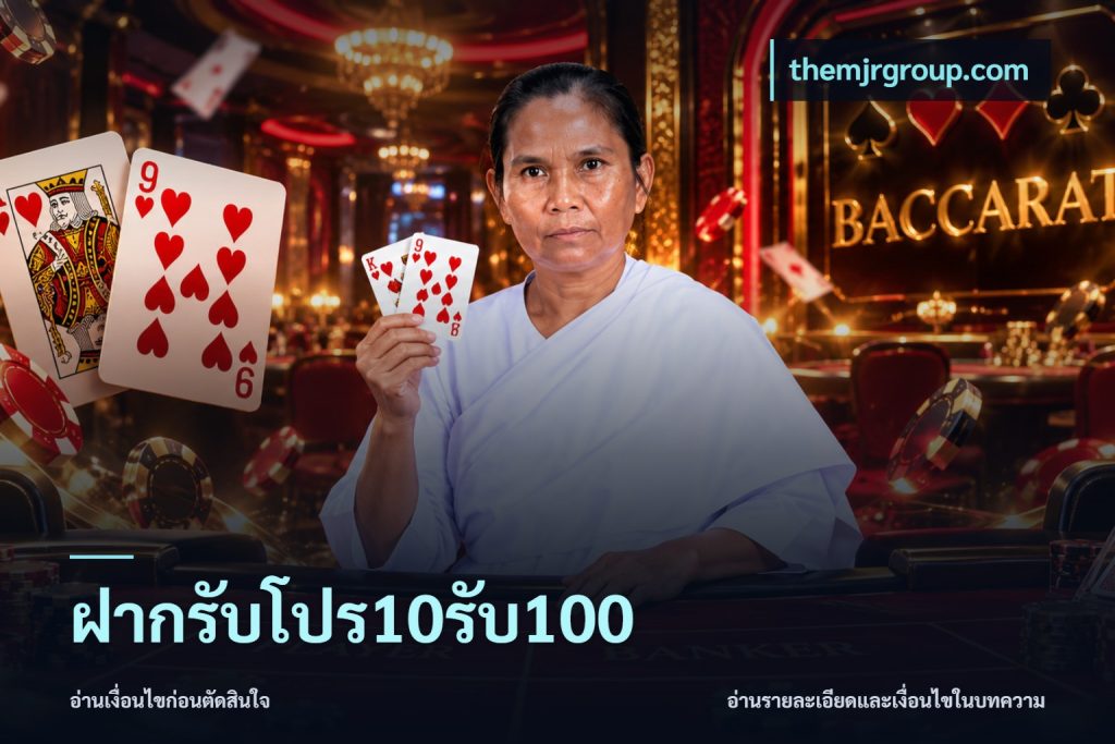 ฝากรับโปร10รับ100