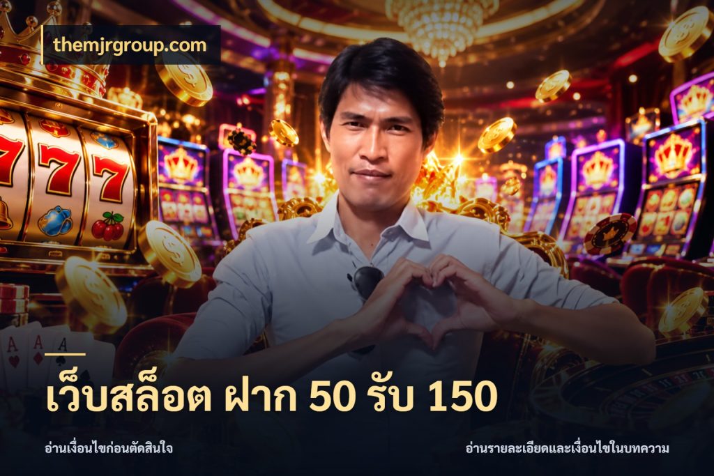 เว็บสล็อต ฝาก 50 รับ 150 สายโบนัสเลือกจังหวะสนุกได้อย่างไร ในมุม themjrgroup.com