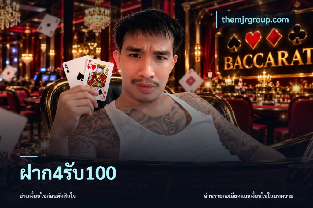 ฝาก4รับ100