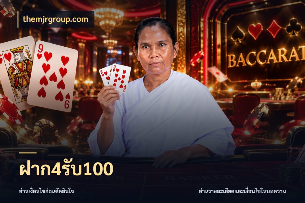 ฝาก4รับ100 โปรกับเกมที่ชอบเลือกให้ตรงสไตล์ กับ themjrgroup.com