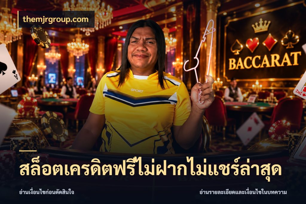 สล็อตเครดิตฟรีไม่ฝากไม่แชร์ล่าสุด จากชื่อเครดิตฟรีสู่ความสนุกที่เข้าใจได้ สไตล์ themjrgroup.com