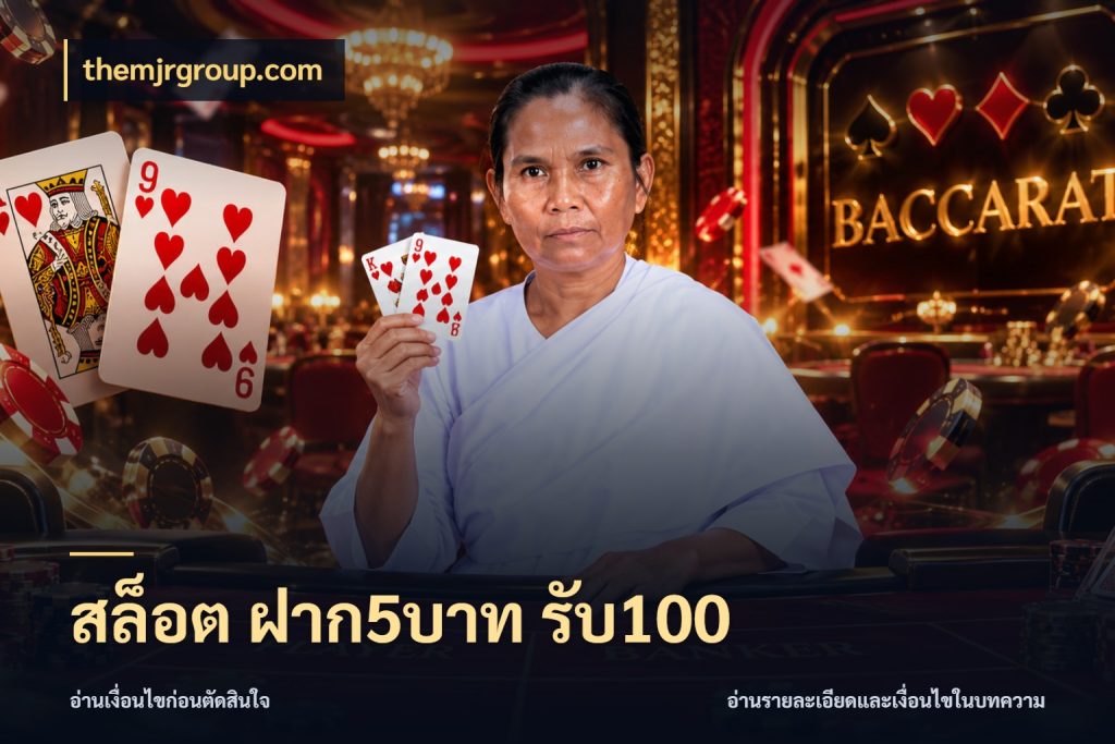 สล็อต ฝาก5บาท รับ100 themjrgroup.com ยอดฝากและยอดรับในมุมของคนชอบลุ้น