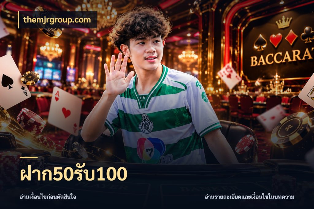 ฝาก50รับ100 เปิดมุมโปรให้เข้ากับเกมแนวโปรด ในมุม themjrgroup.com