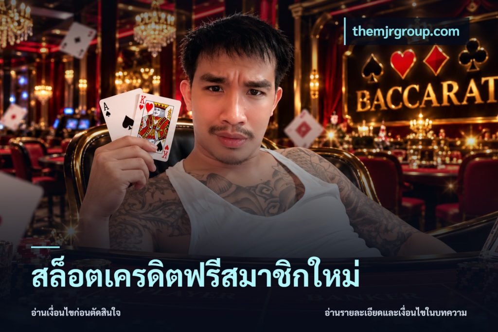 สล็อตเครดิตฟรีสมาชิกใหม่